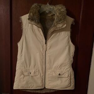 Fur vest by GAP